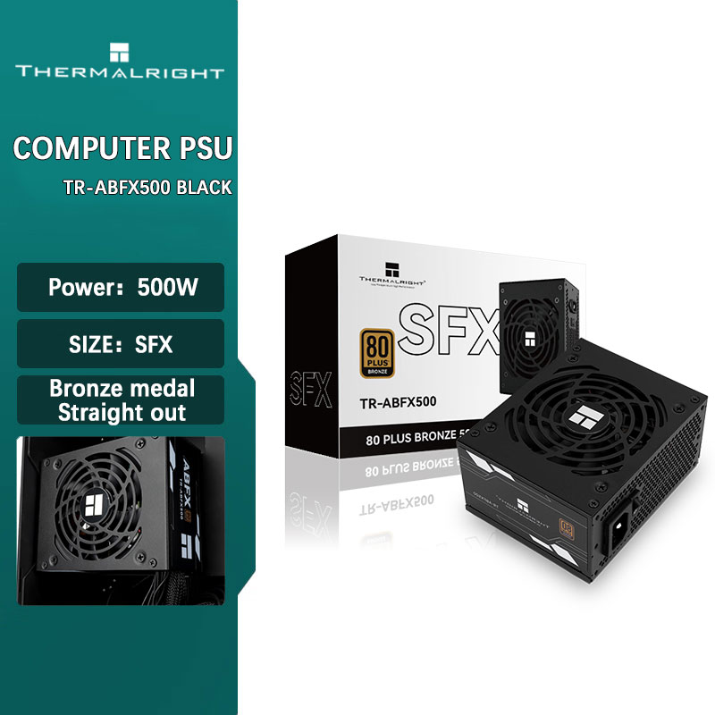 Power Supply 650W - Thermalright TR-ABFX500 Schwarz SFX Bronze Medal