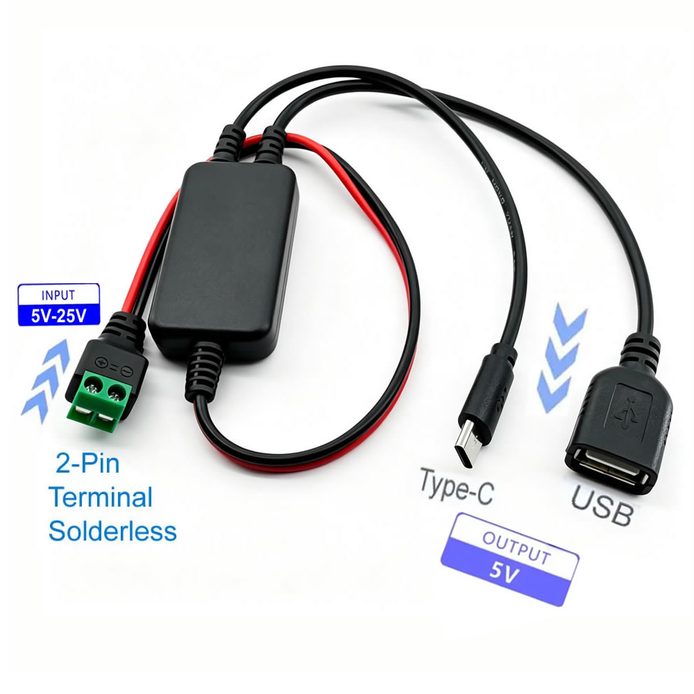 12V/24V zu 5V Konverter DC-DC  – Modular Power Supply Bewertung und Preis