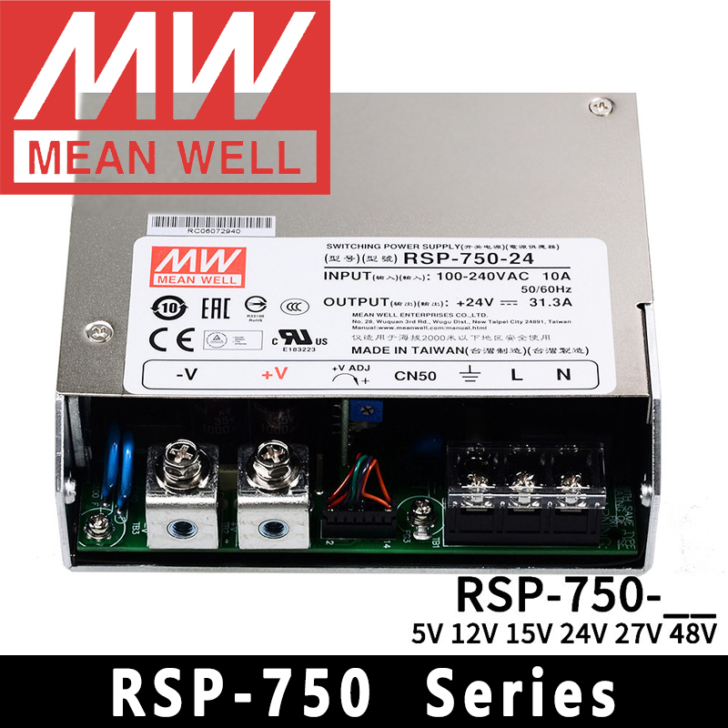 Mean Well RSP-750-5/12/15/24/2 – Power Supply 750W Bewertung und Preis