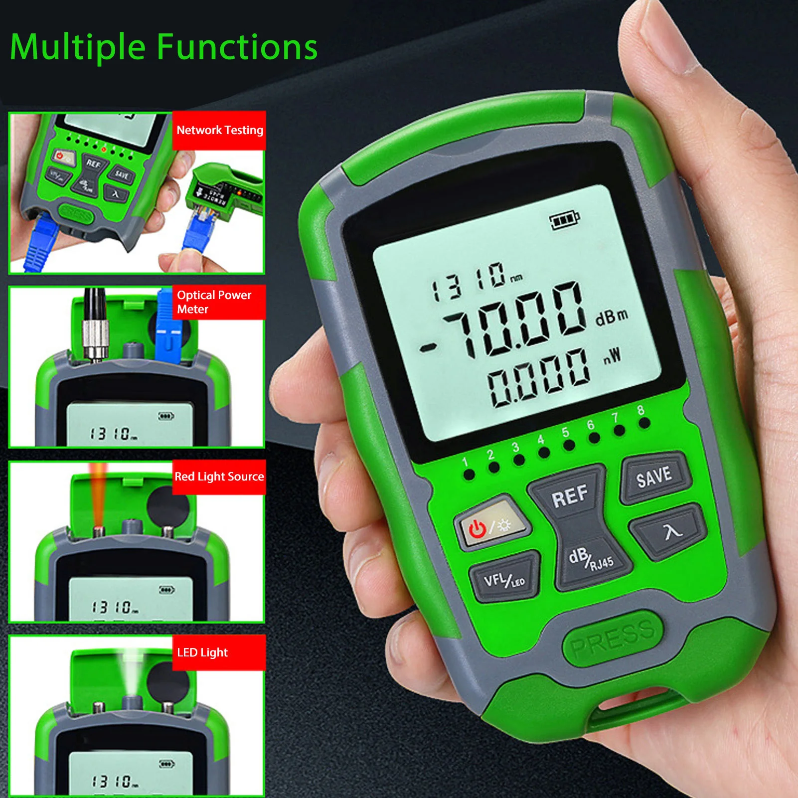 Rotlicht-optischer Kabel-Leist – Power Supply Tester Bewertung und Preis