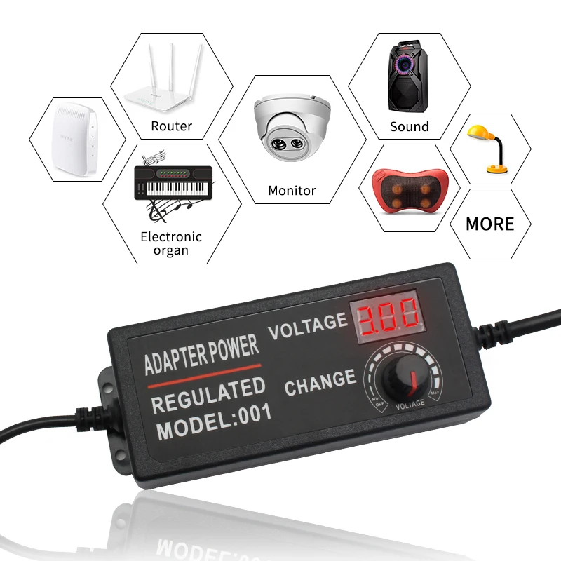 AC DC 3V 5V 9V 12V 24V Einstel – Smps Power Supply Bewertung und Preis